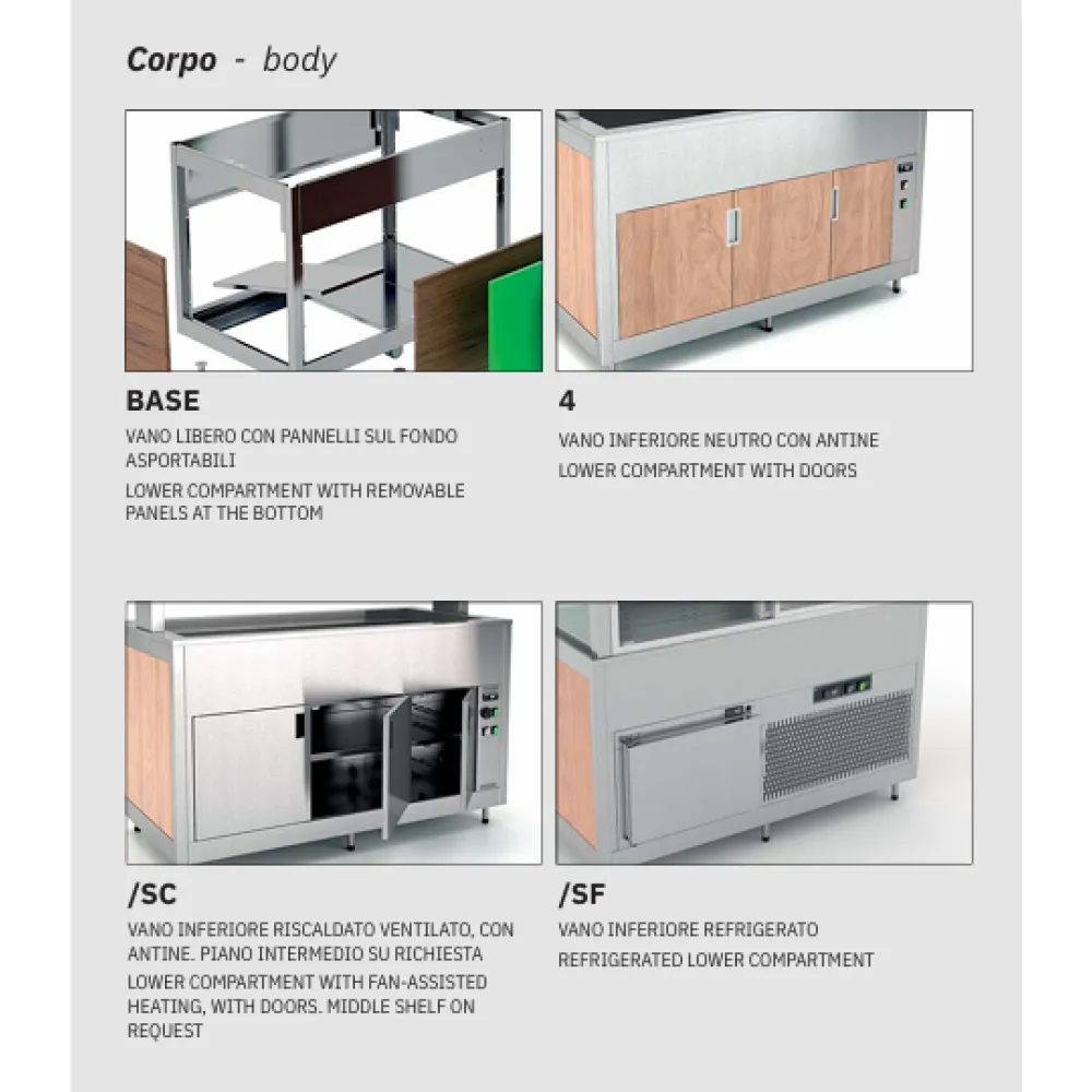 Omnia 4BM Elite Buffet Heater with Custom Finishes